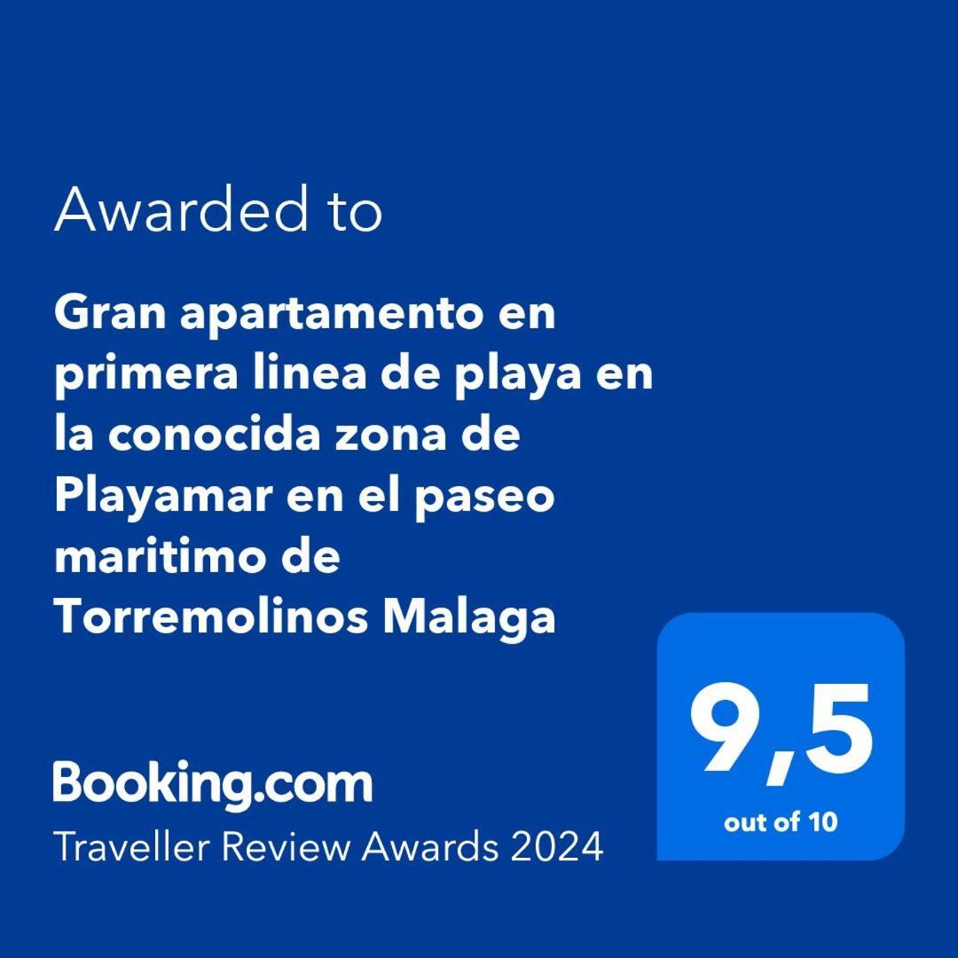 Exclusive Beachfront Apartment Torremolinos - Pool - Paddle - Tenis - Wifi - Central Aircon Exteriör bild